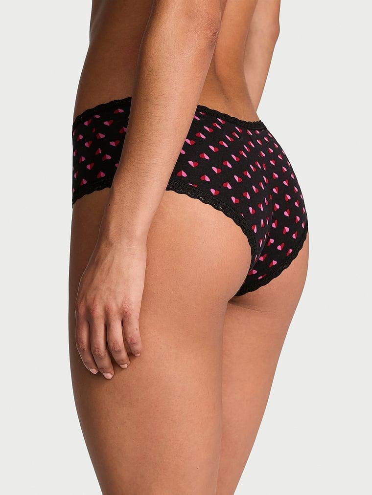 Cotton Lace-Waist Cheeky Panty Product Image