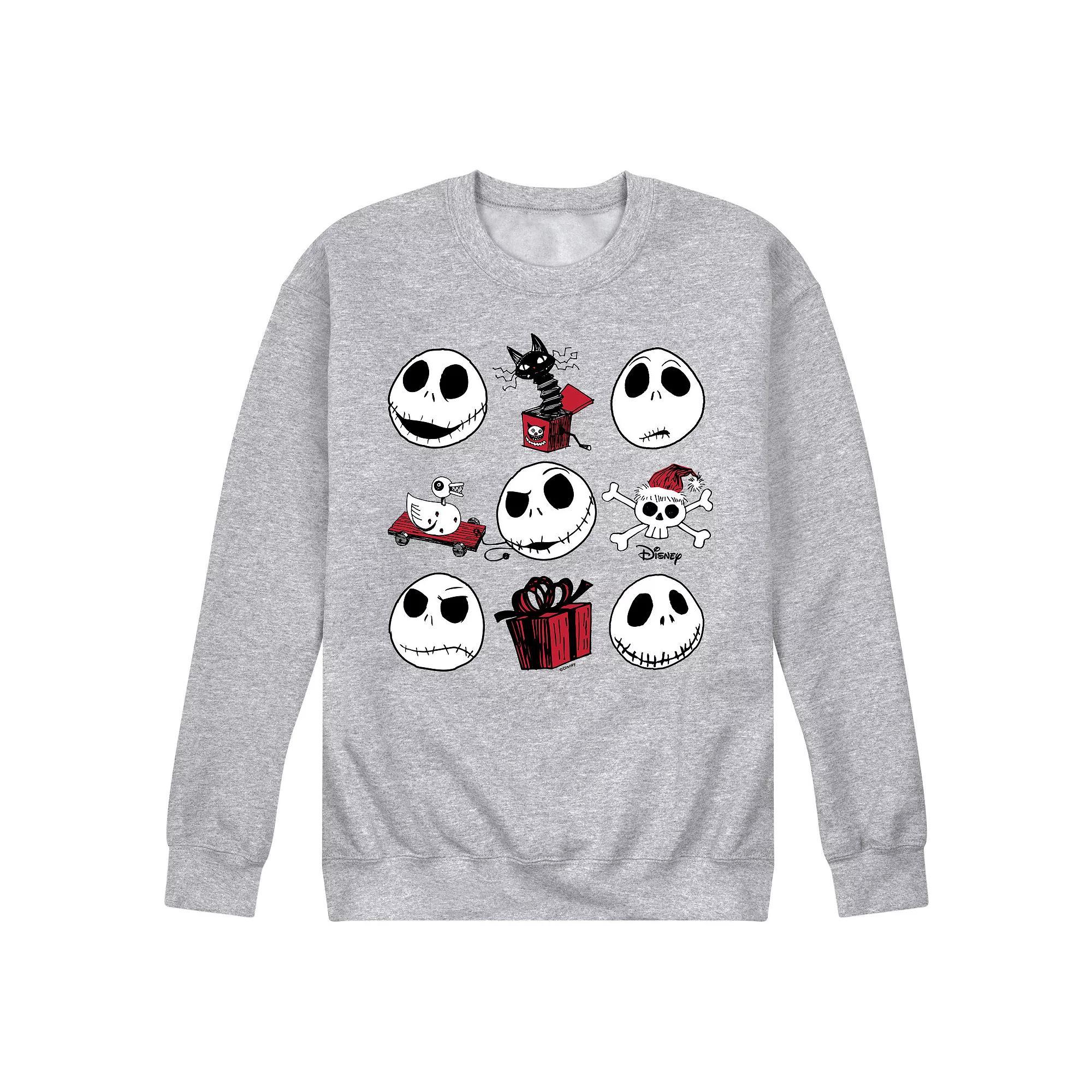 Disneys The Nightmare Before Christmas Jack Grid Tee, Mens Product Image