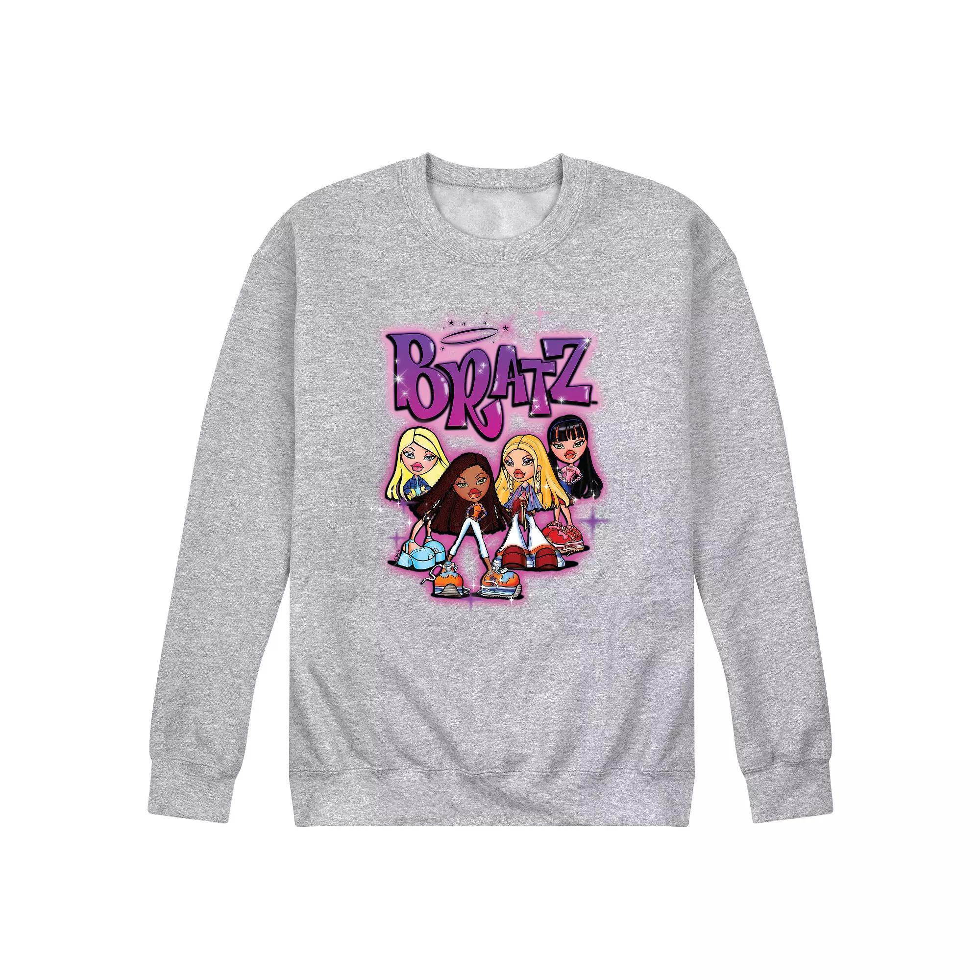 Mens Bratz Doll Group Fleece Sweatshirt Product Image