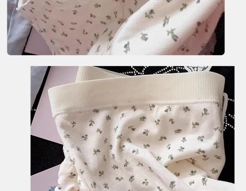 Ruffle Floral Panties Product Image