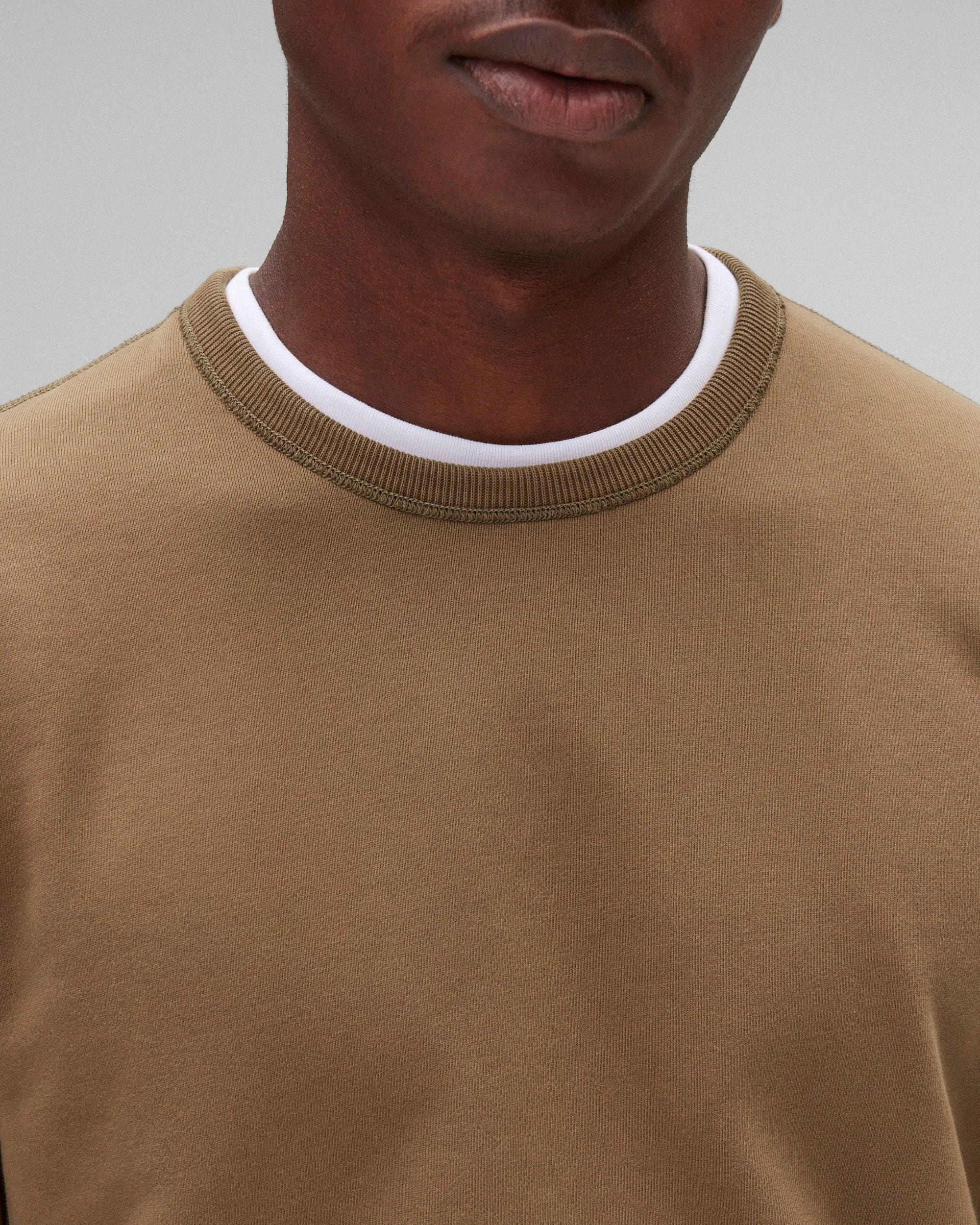 Midweight Terry Slim Crewneck Male Product Image