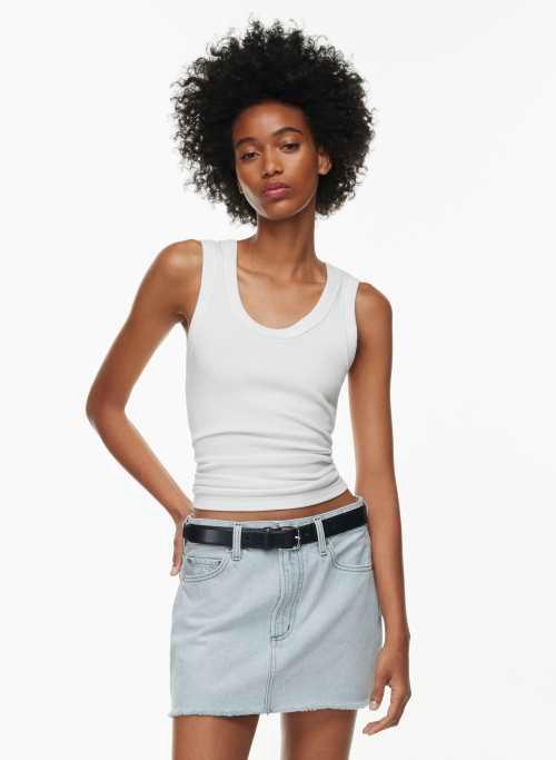 the tori mini denim skirt Product Image