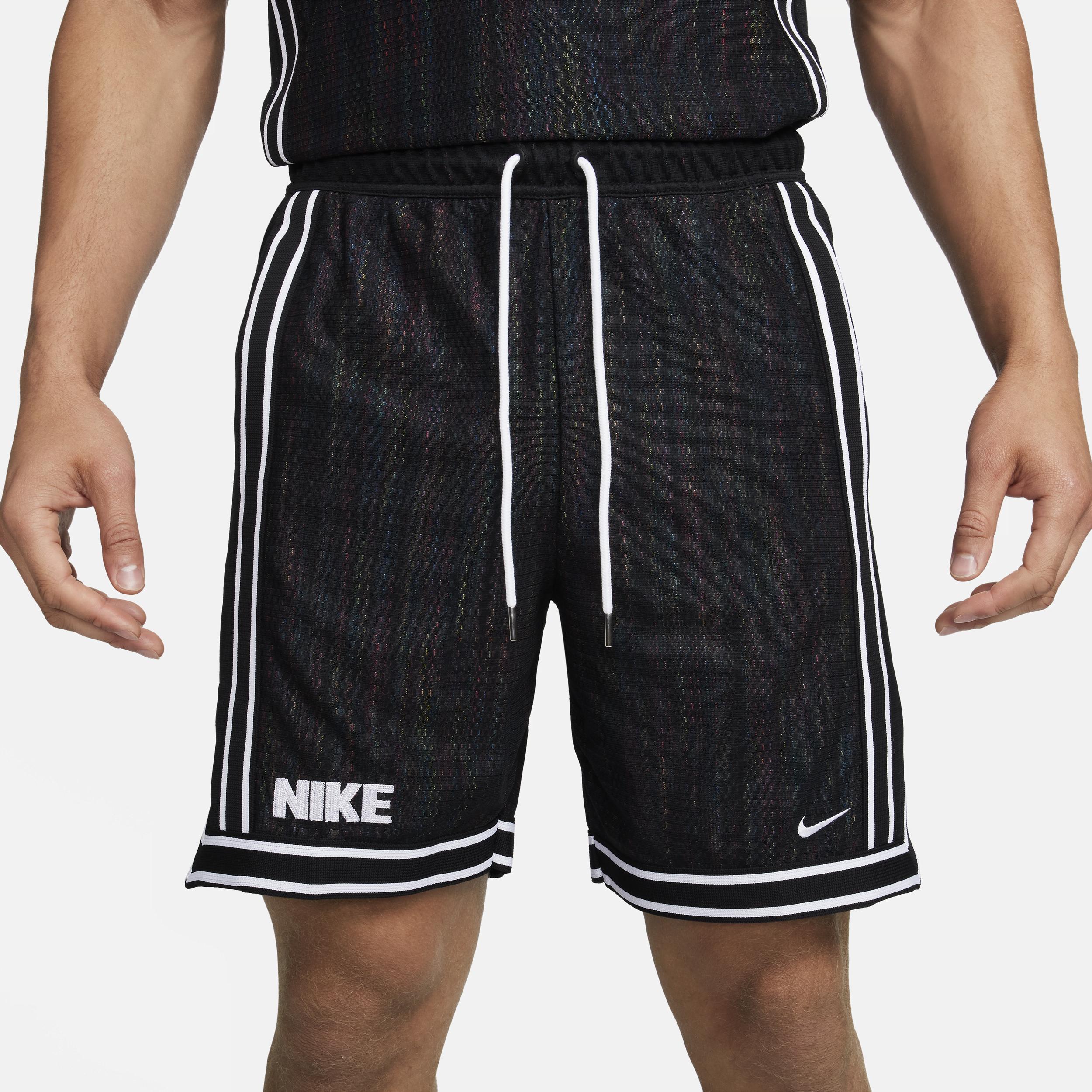 Nike Mens Dri-FIT DNA+ NAOS 8 Shorts - Black/White Product Image