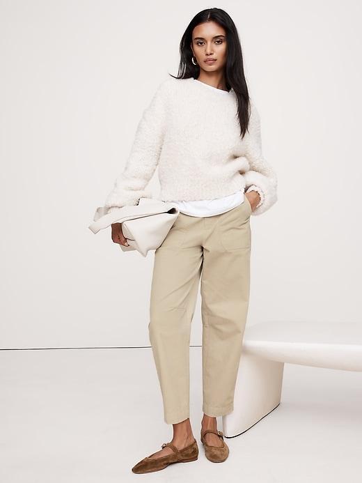 High-Rise Barrel Utility Chino Product Image