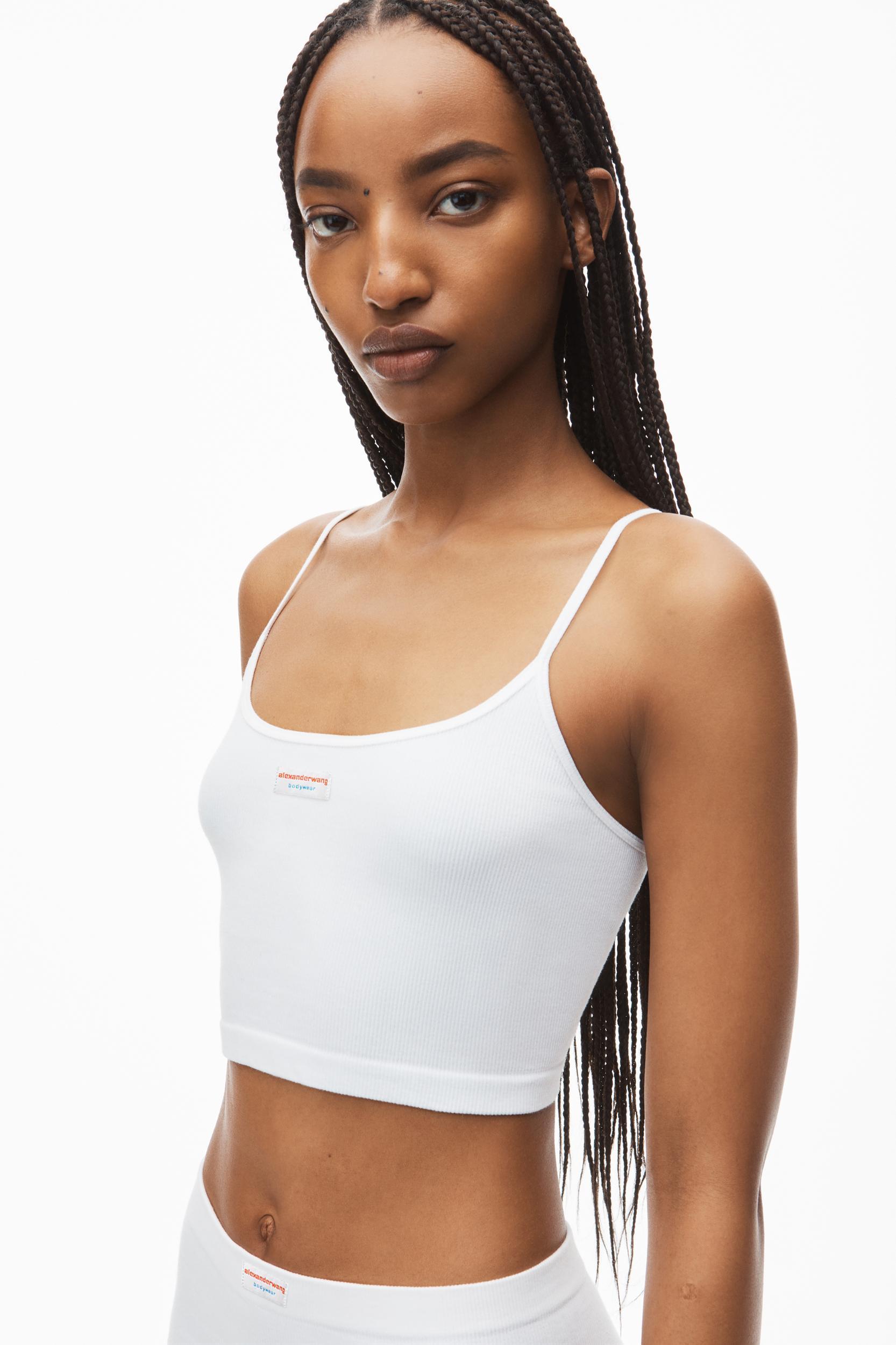 Crysal Hotfix Cami Dress In Waffle Knit Product Image