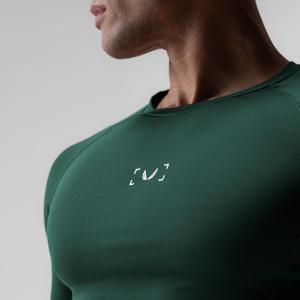 1027. WarpFlexx-Lite® Half-Sleeve Baselayer - Crimson Product Image