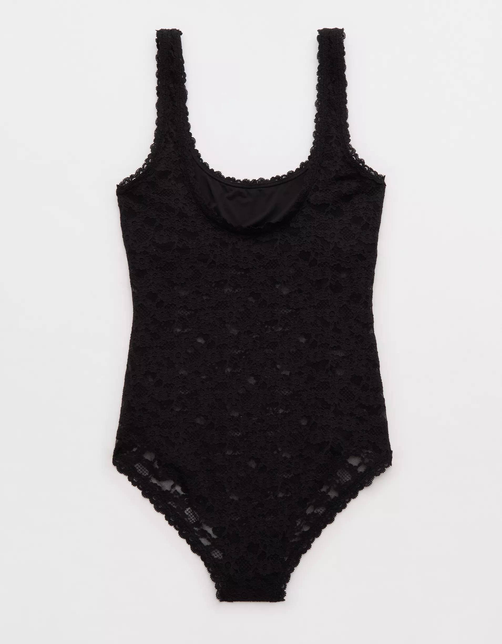 Show Off Vintage Lace Scoop Bodysuit Product Image