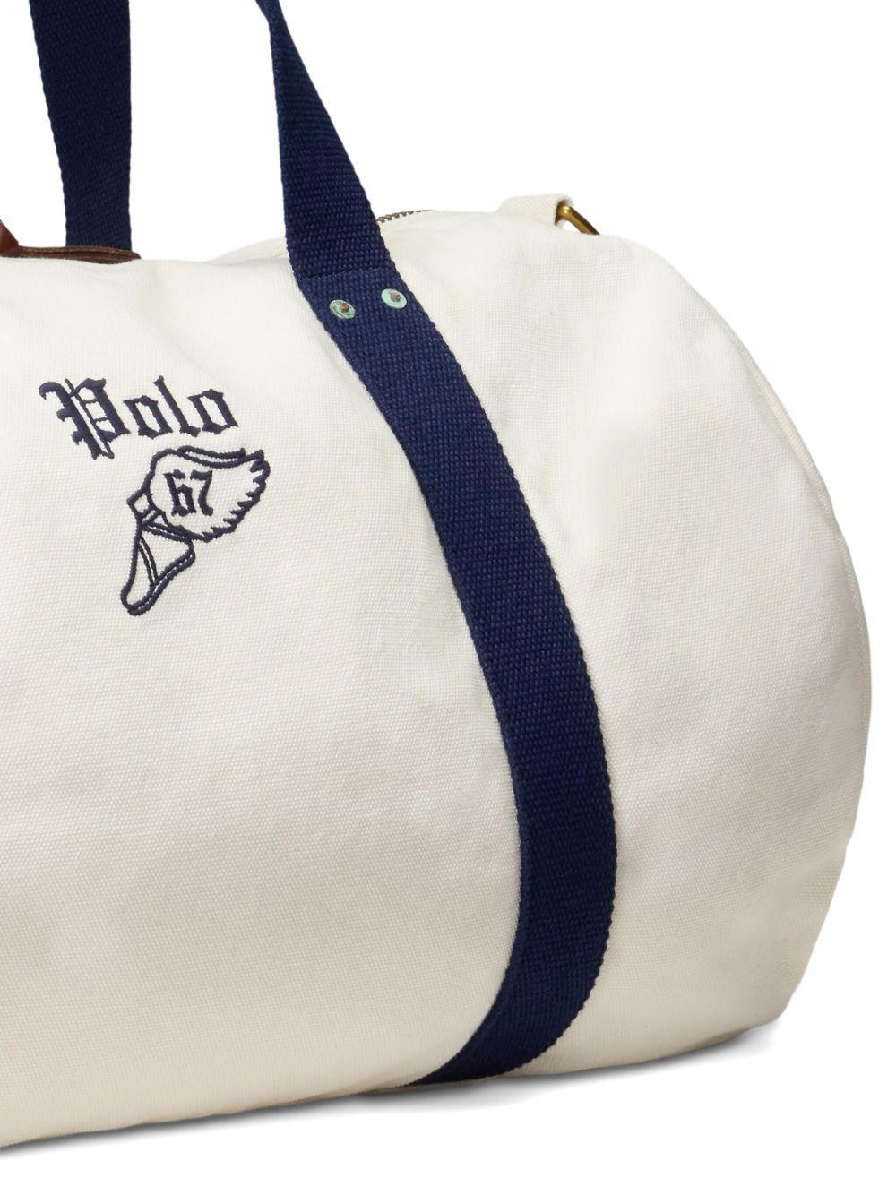 embroidered canvas holdall  Product Image