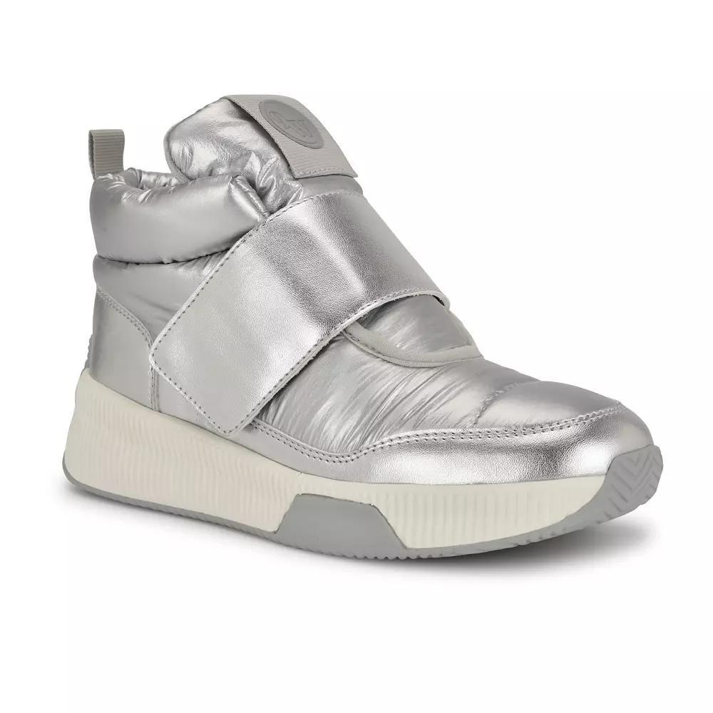Nine West Tumble Puffy Women's Booties, Size: 7.5, Silver Product Image