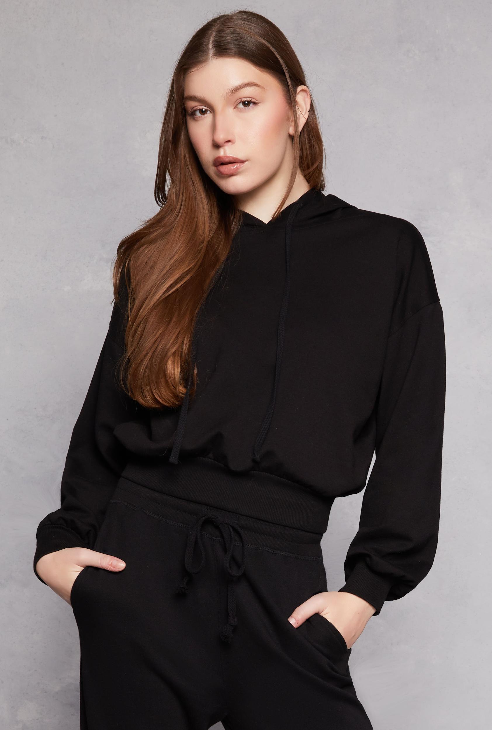 Womens French Terry Pullover Hoodie Product Image