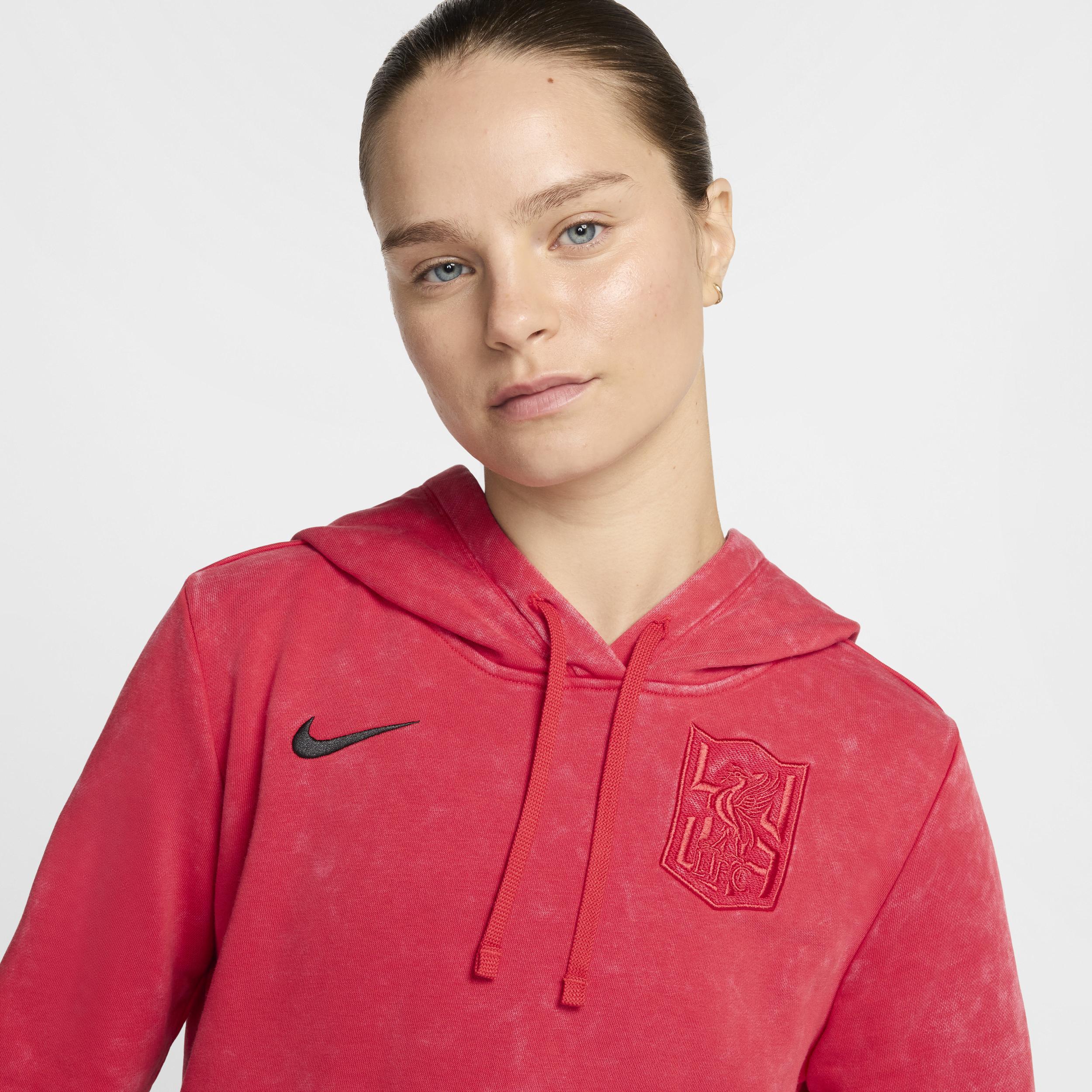 Liverpool FC Club Fleece Third Nike Women's Soccer Pullover Hoodie Product Image
