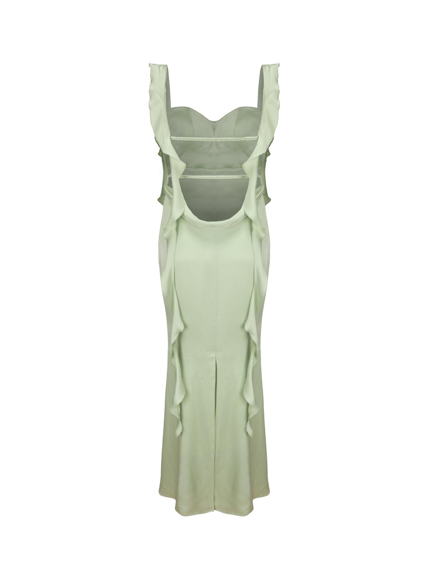 Caroline Dress (Green) Product Image