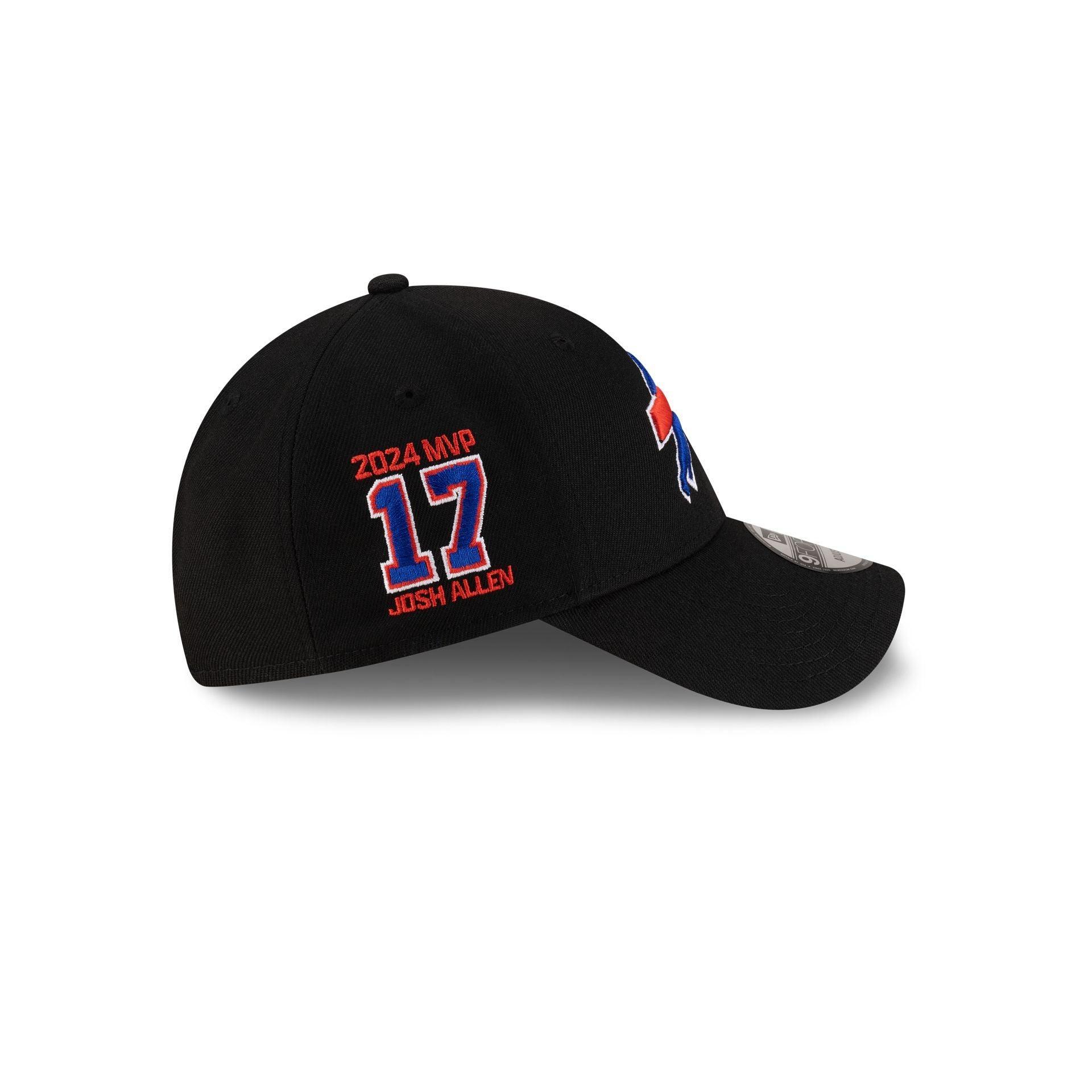 Buffalo Bills Josh Allen MVP Black 9FORTY Snapback Hat Male Product Image