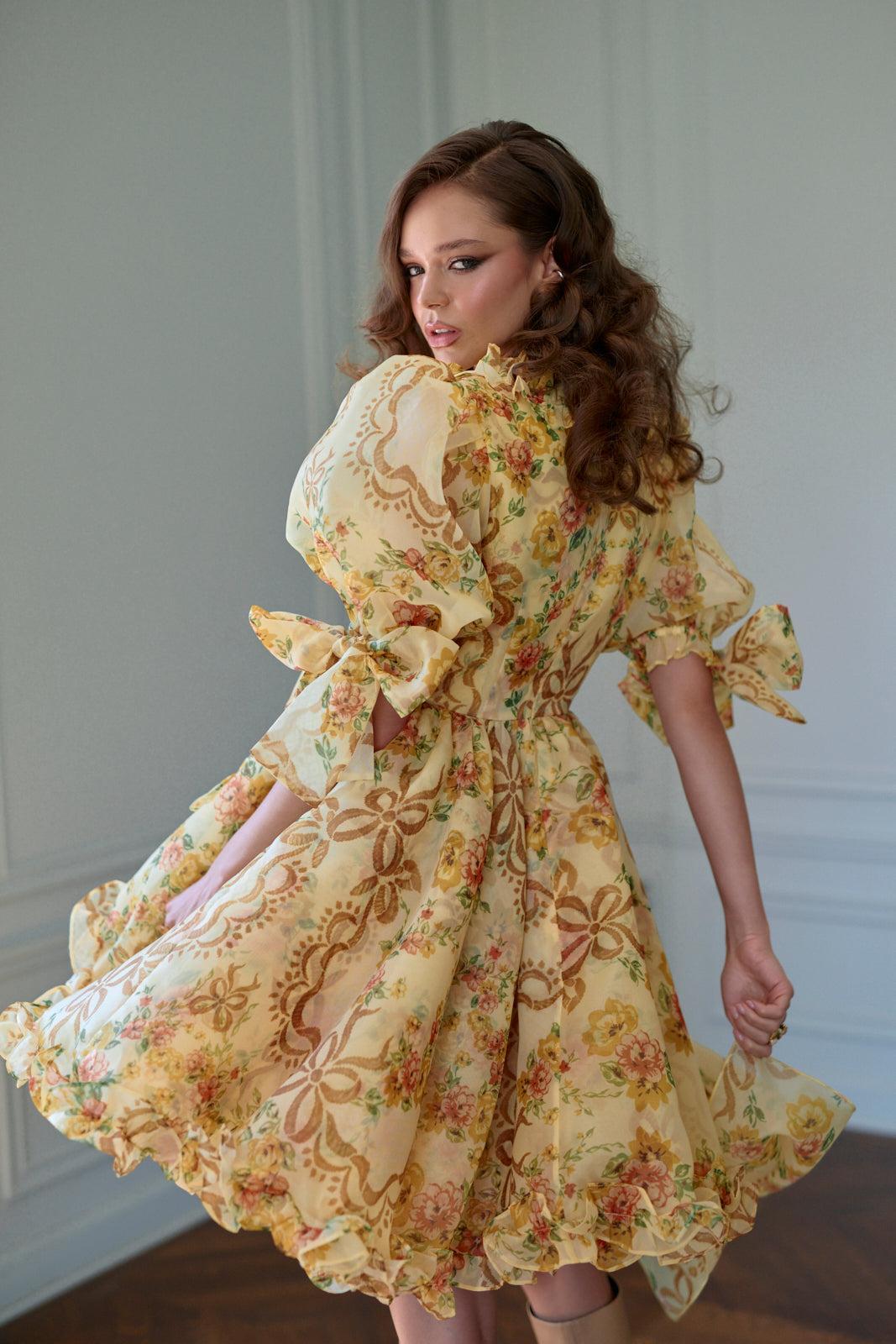The Cr�me Brulee Marie Dress Product Image