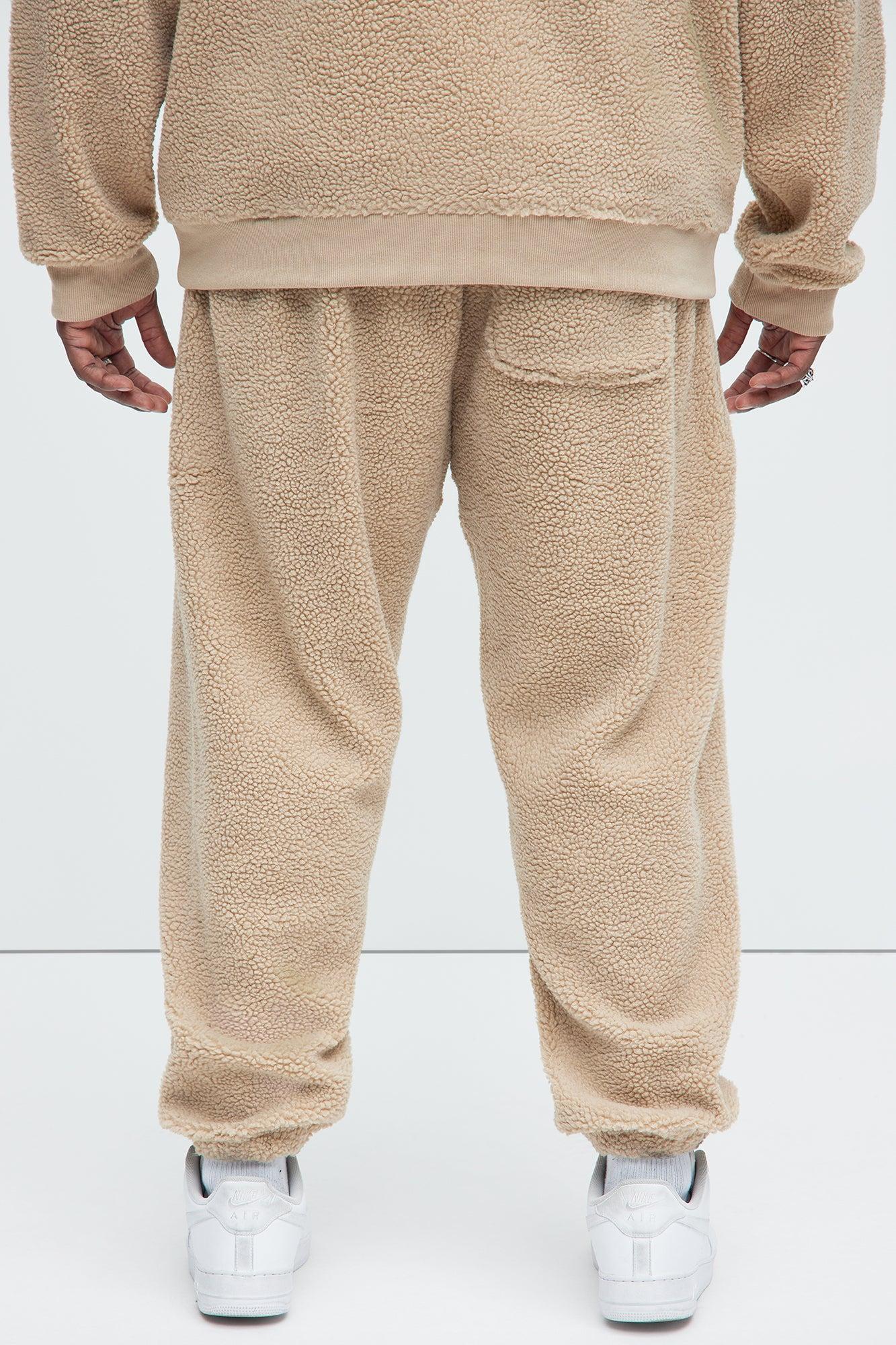 Axel Polar Fleece Jogger - Tan Product Image