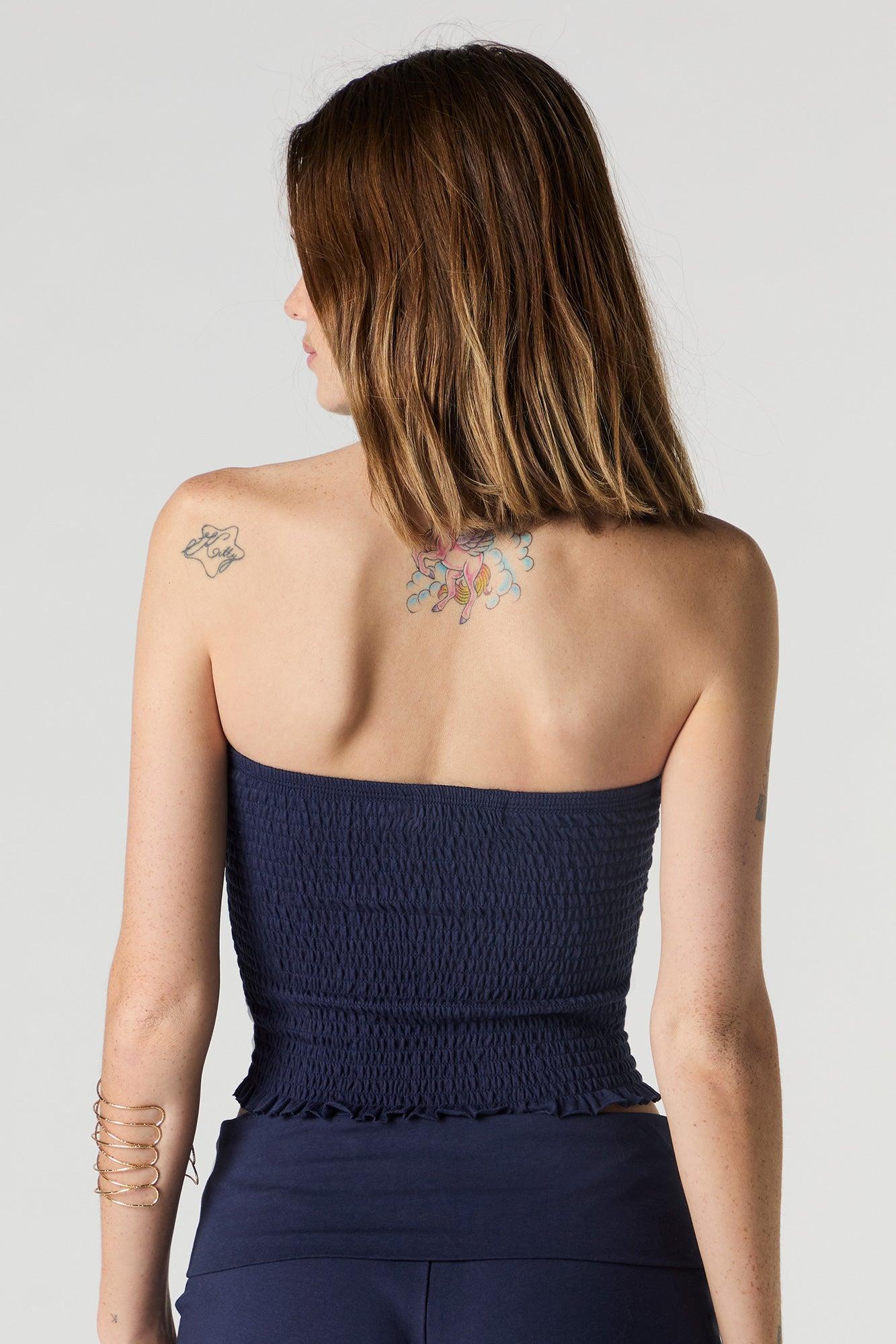 Smocked Tube Top Female Product Image