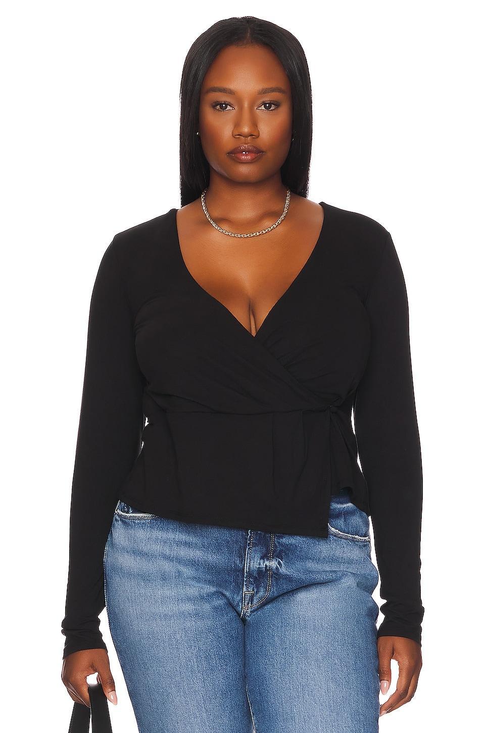 Good Touch U Ring Ruched Bodysuit Good American Product Image