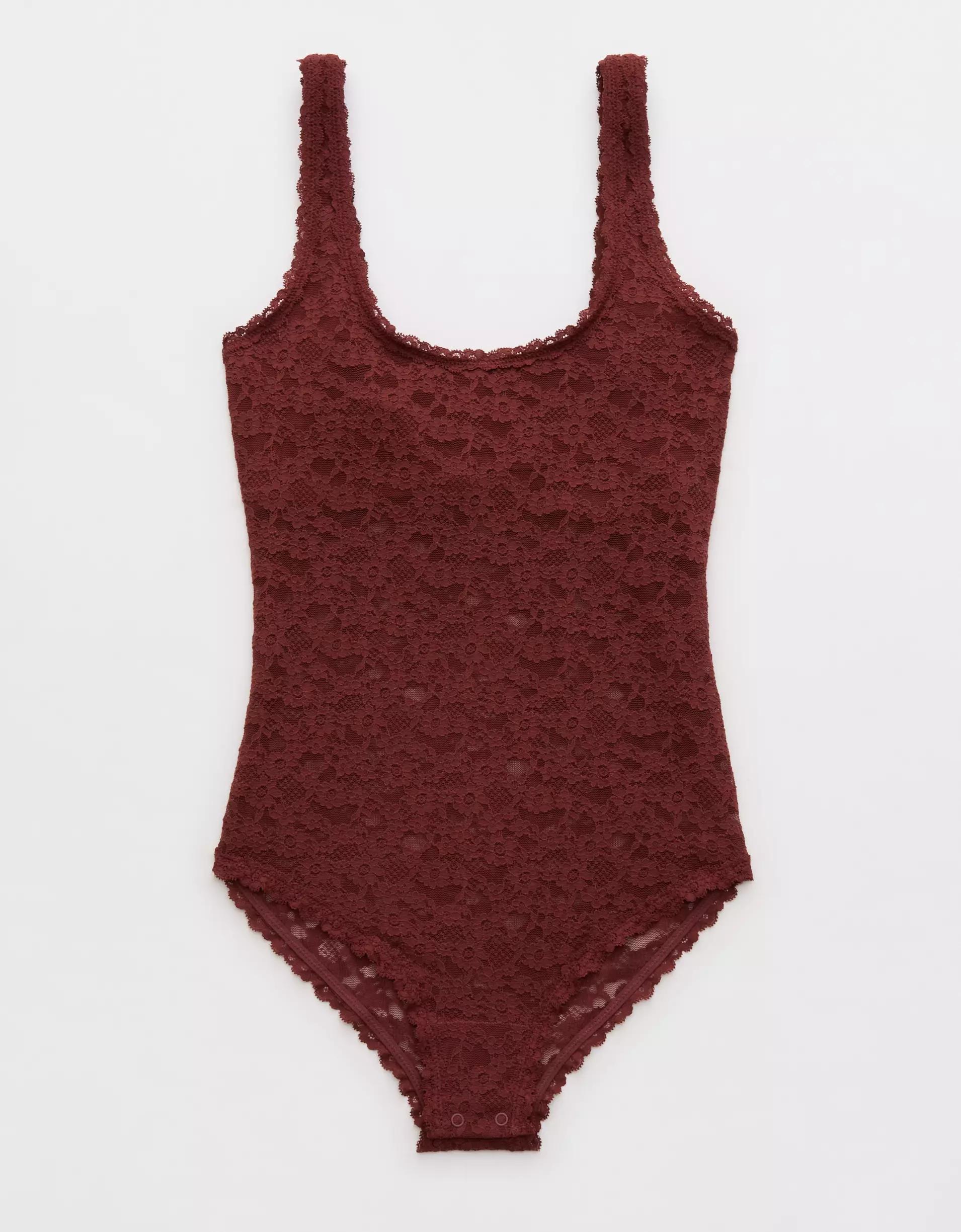 Show Off Vintage Lace Scoop Bodysuit Product Image