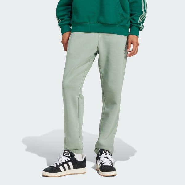 adidas Trefoil Essentials Pants Silver Green XL Mens Product Image