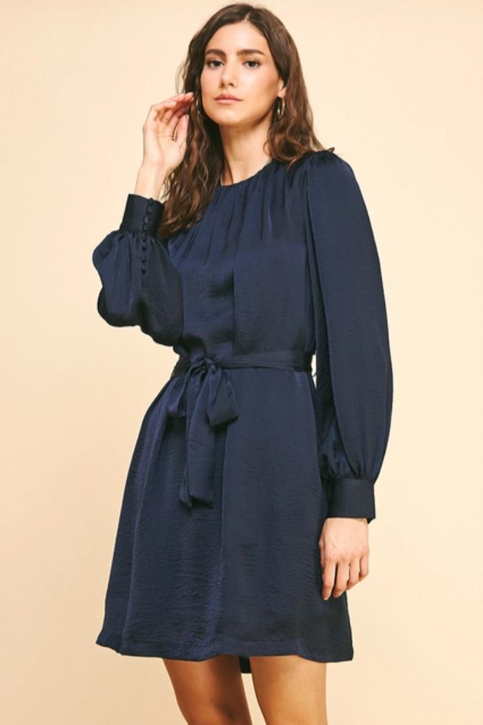 Satin Mini Dress Product Image