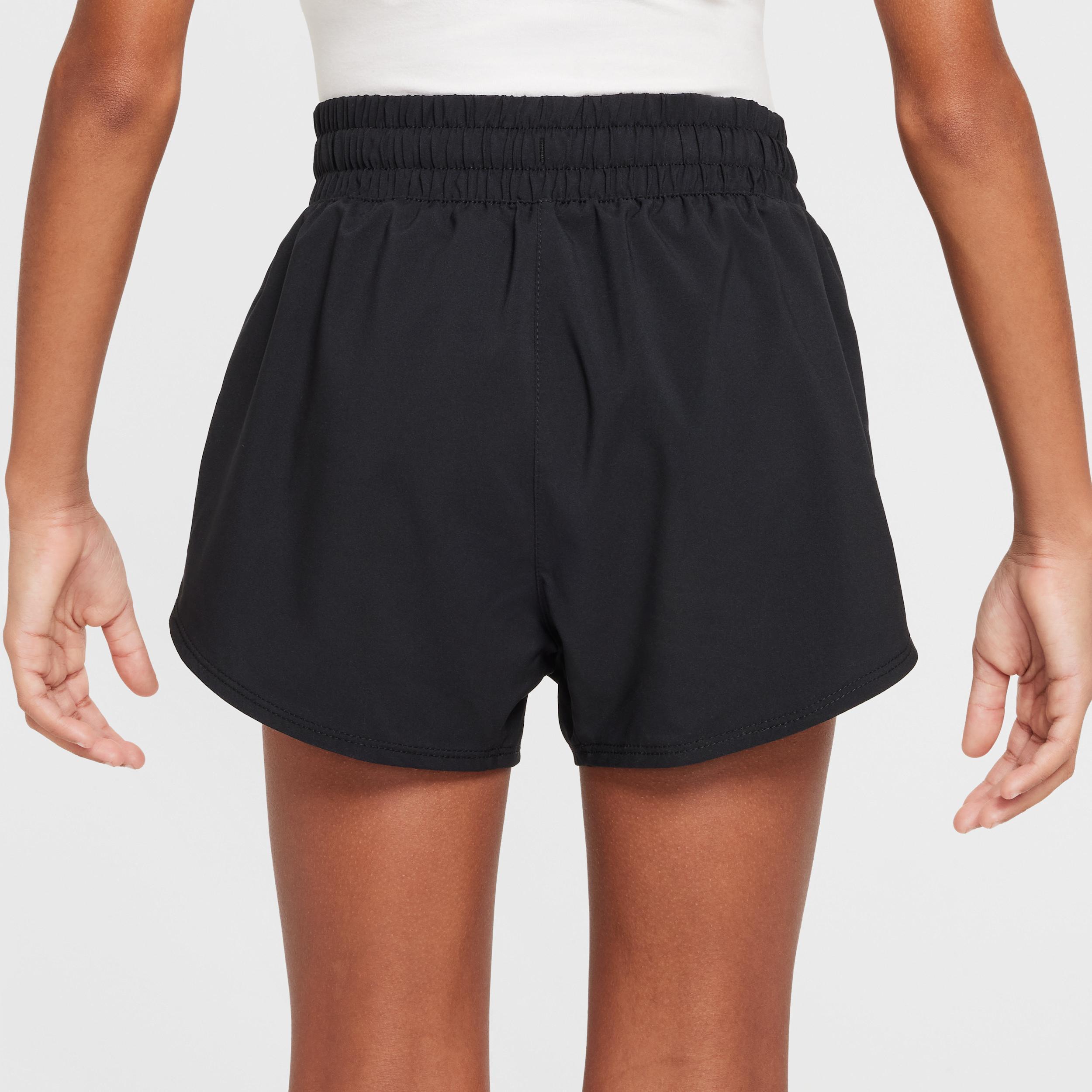 Girls 8-20 Nike One Dri-FIT 2-in-1 Shorts, Girl's, Size: Small, Black Product Image