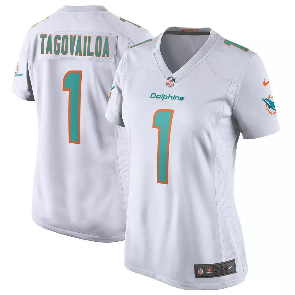 Women's Nike Tua Tagovailoa White Miami Dolphins Game Jersey, Size: Small Product Image