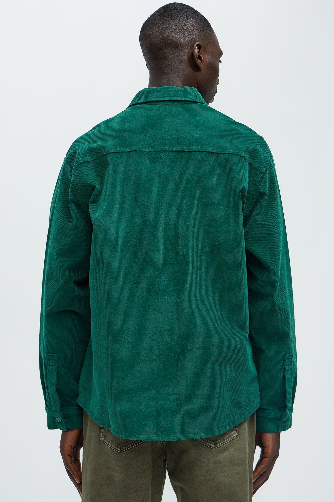 Hanlon Corduroy Shirt - Green Product Image