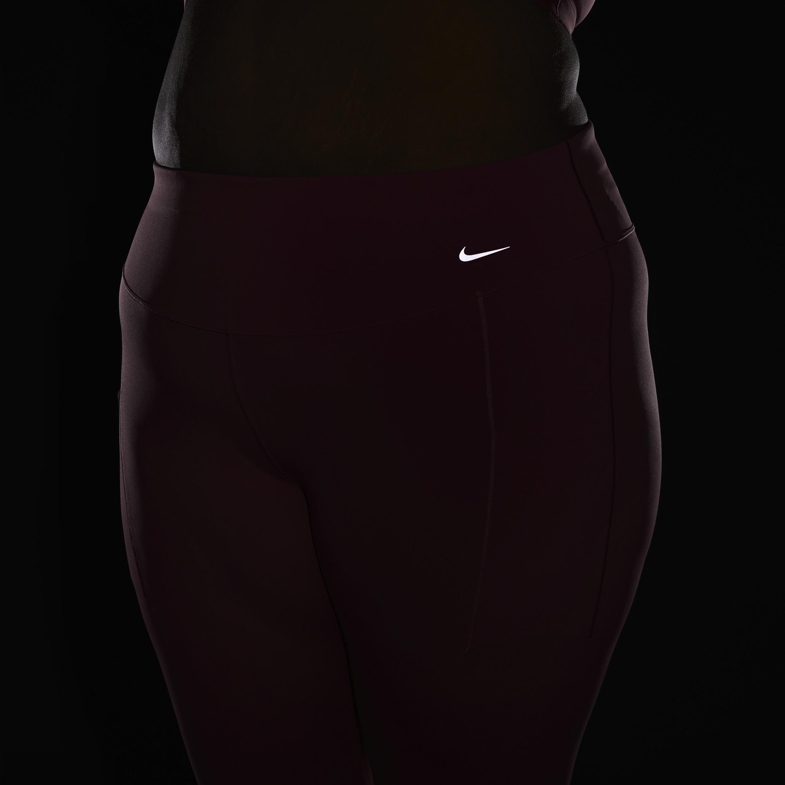 Nike Women's Universa Medium-Support High-Waisted 7/8 Leggings with Pockets (Plus Size) Product Image