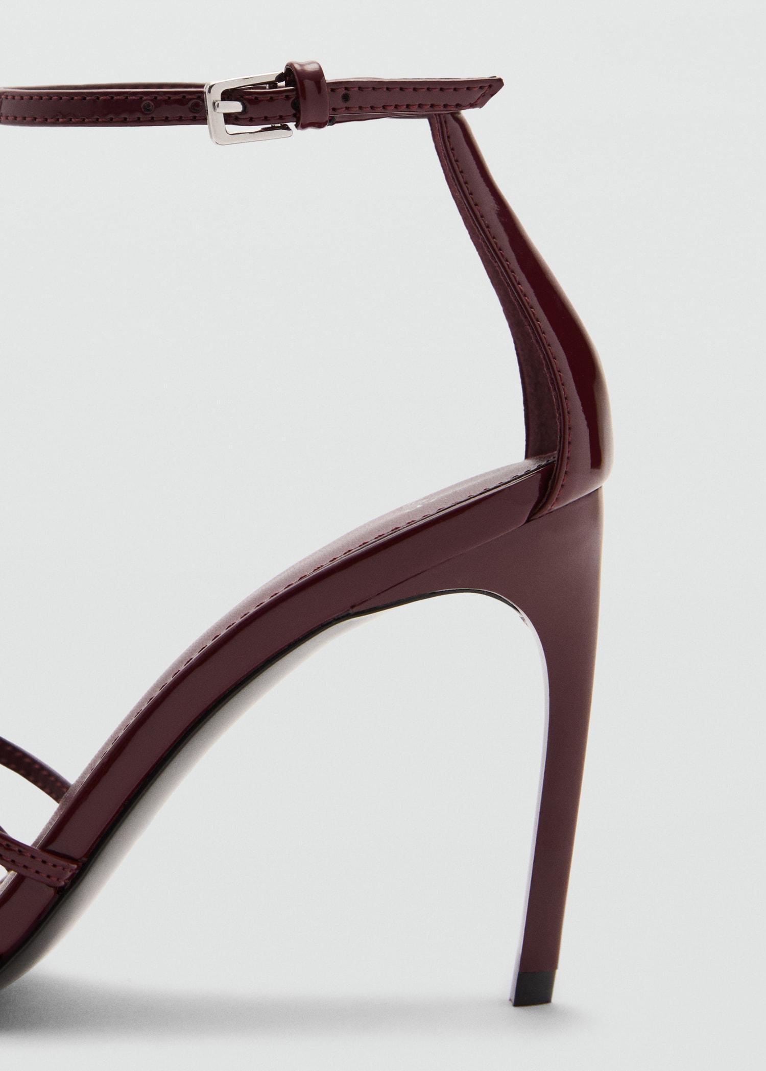 Strappy heeled sandals - Women | MANGO USA Product Image