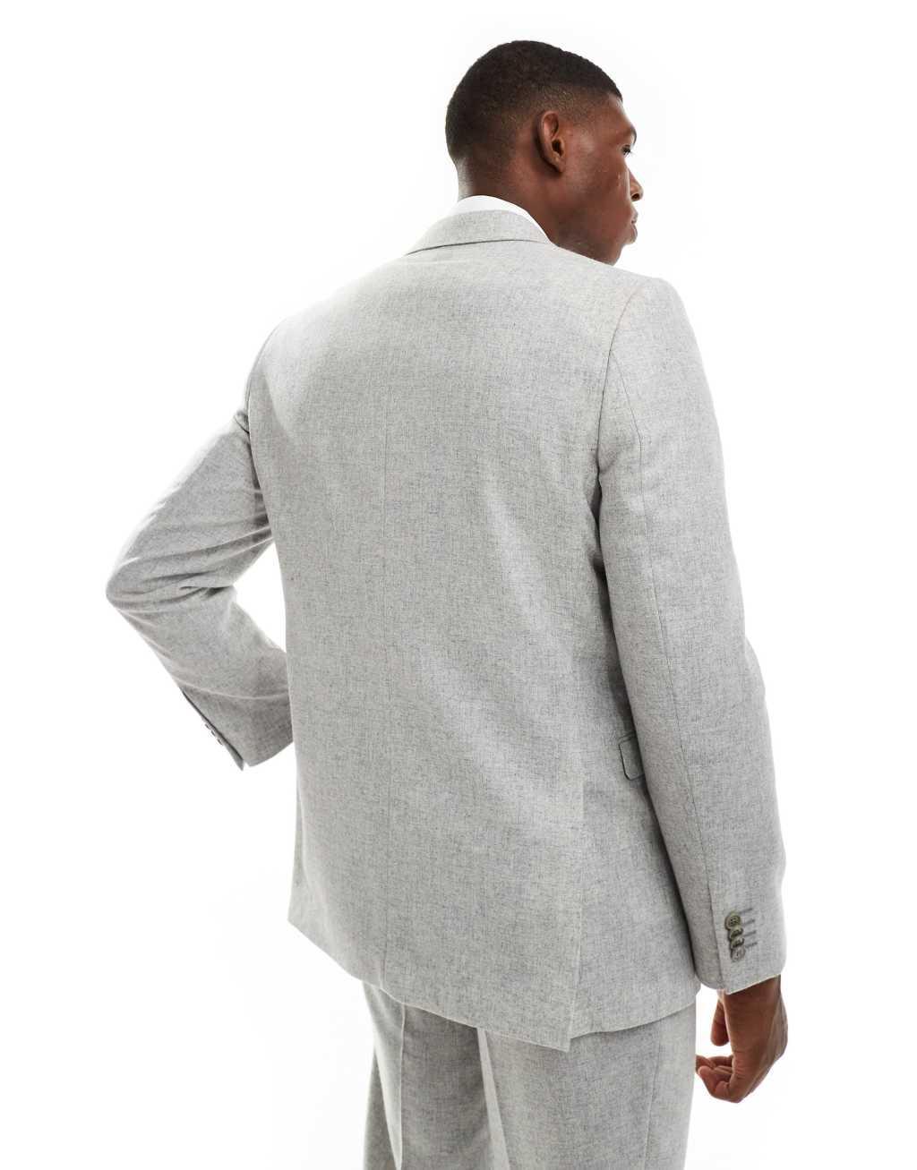 Shelby and Sons tailored slim blazer in light gray - part of a set Product Image