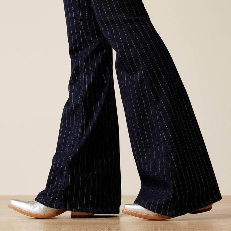 SALE Ariat® Ladies' PR Jasmine Silver Stripe Flare Jeans Product Image