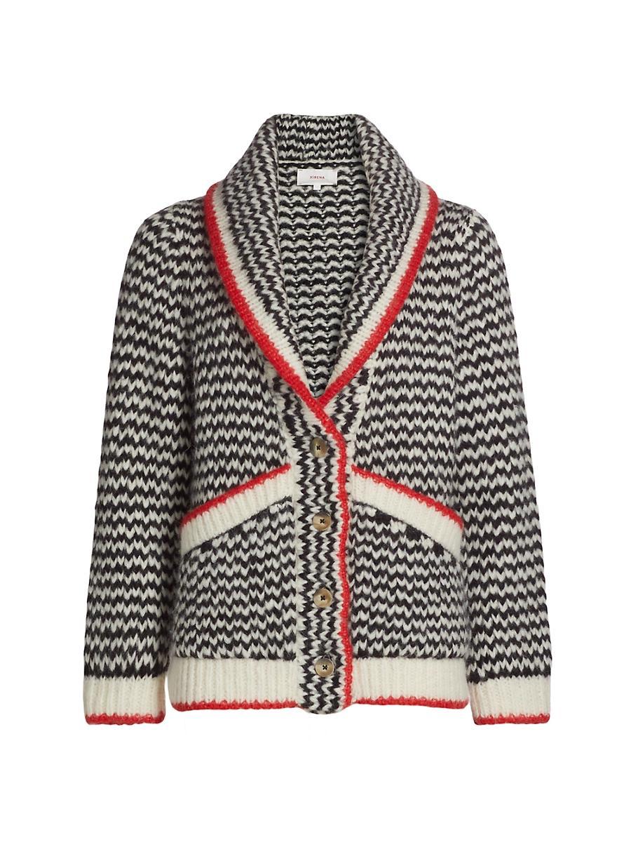 Womens Coltyn Alpaca-Blend V-Neck Cardigan Product Image