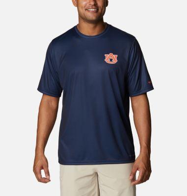 Men's Columbia Navy Auburn Tigers Terminal Tackle Omni-Shade T-Shirt, Size: Large, Blue Product Image