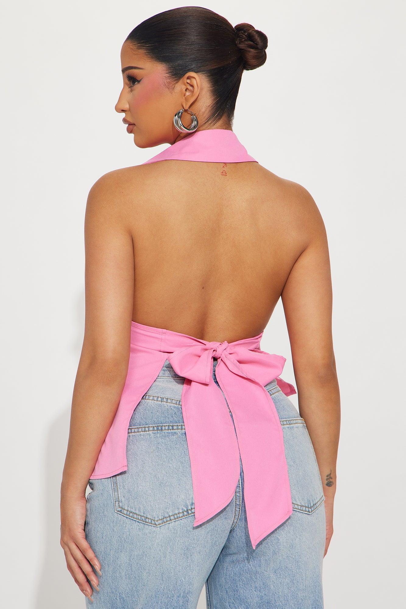 First Crush Poplin Shirt - Pink Product Image