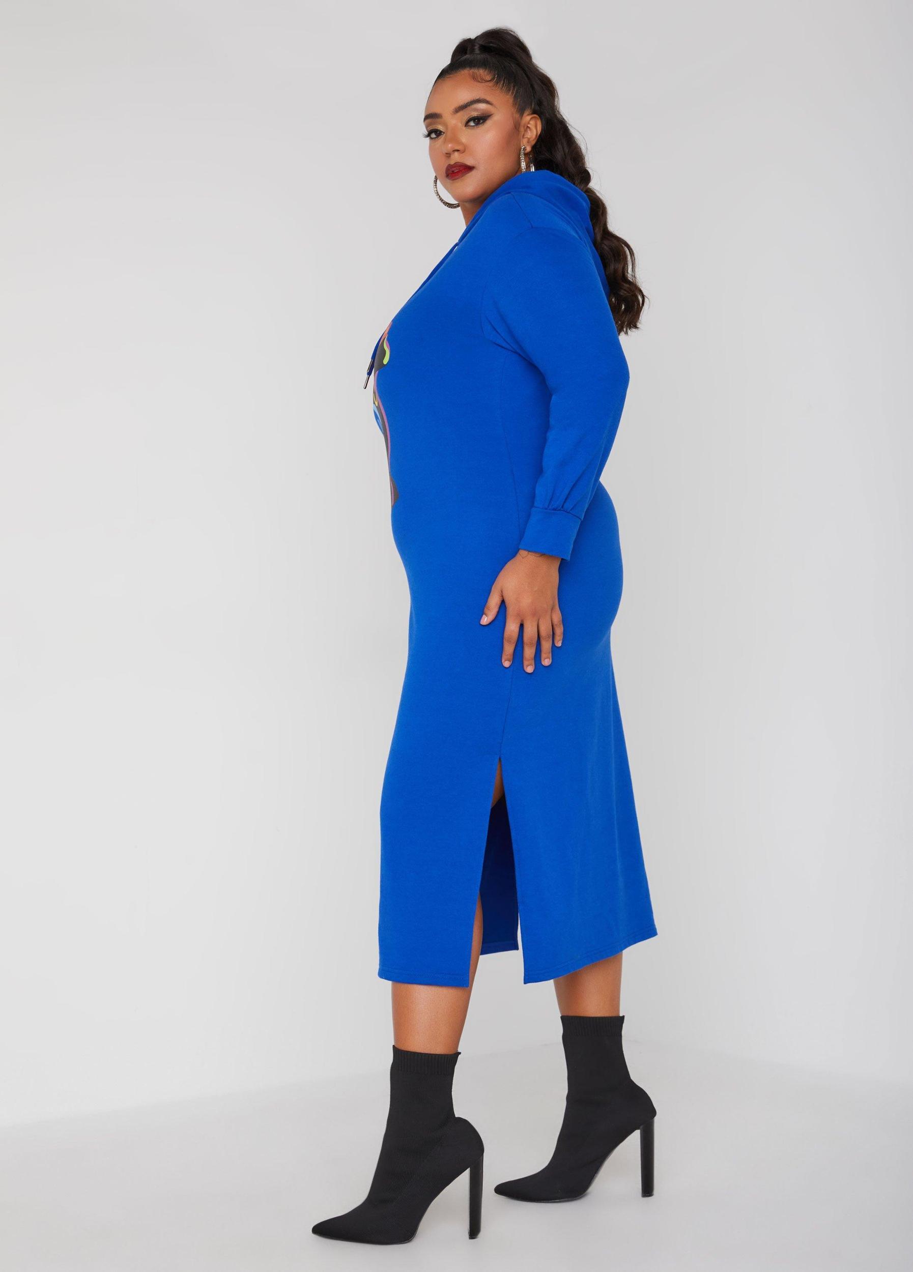 Plus Size Profile Midaxi Graphic Dress Ashley Stewart Product Image