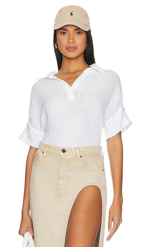 Michael Stars Gigi Popover Top Women's Clothing Product Image