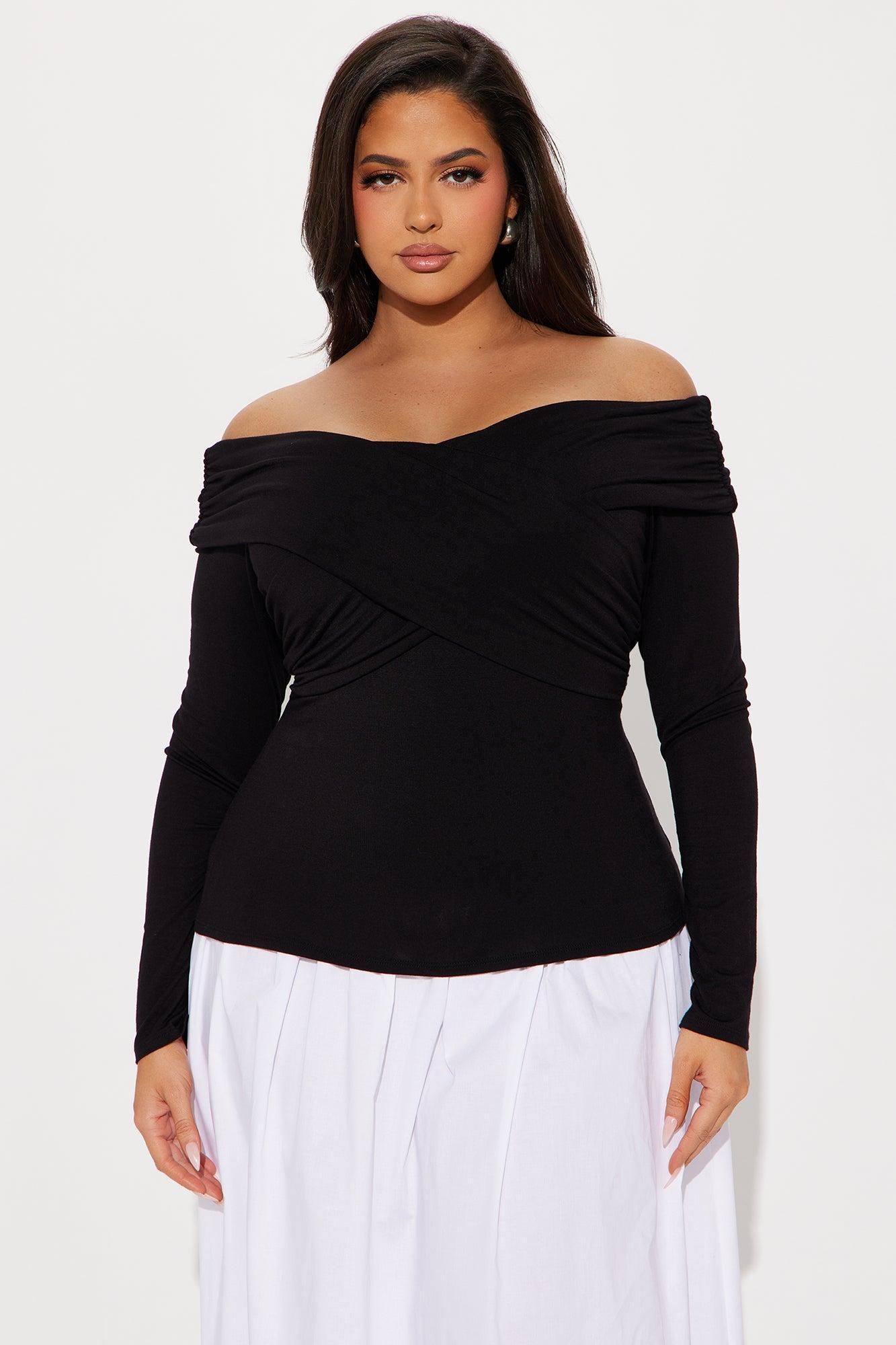 Marissa Drop Waist Contrast Maxi Dress - Black/White Product Image