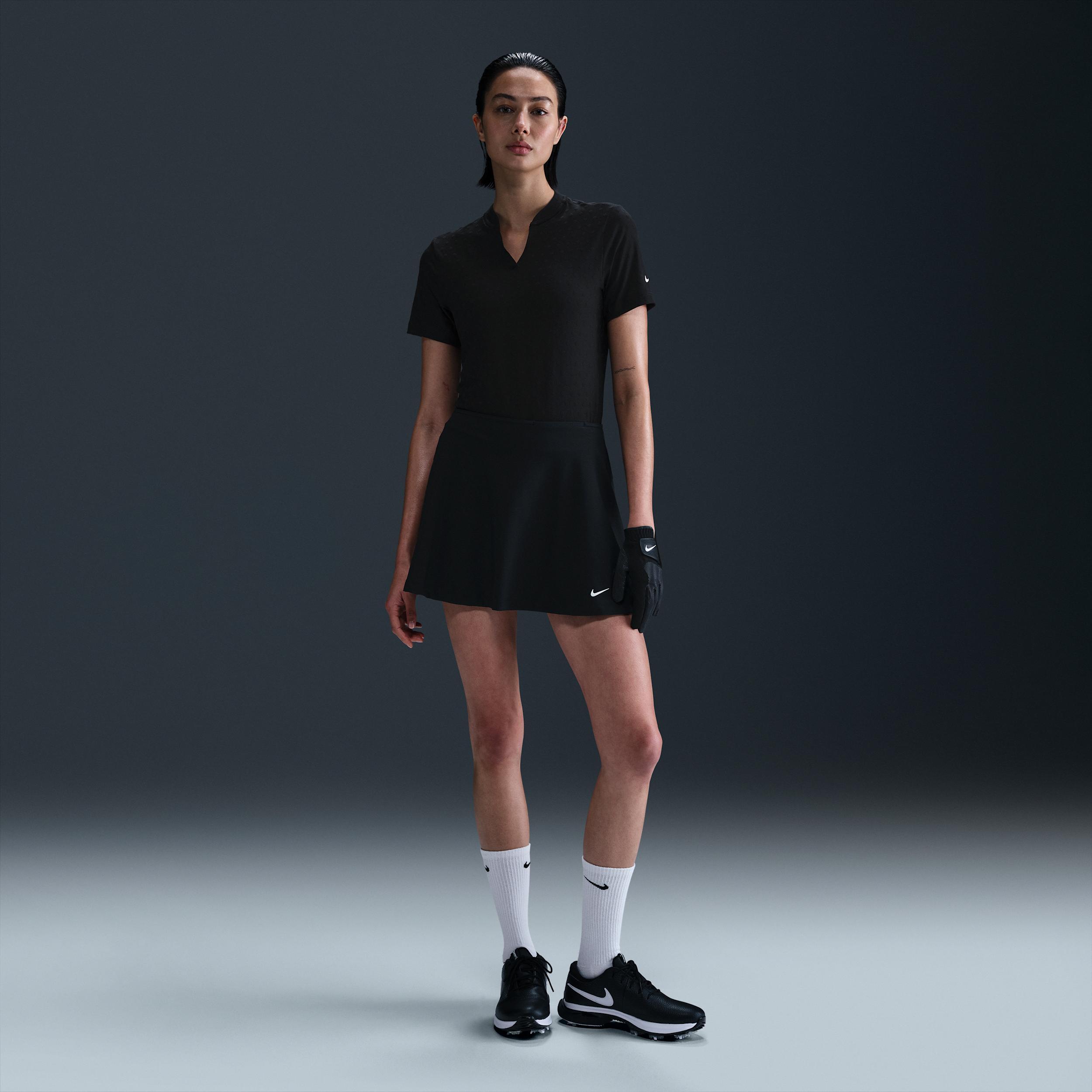 Nike Women's Tour Dri-FIT Short-Sleeve Blade Jacquard Golf Polo Product Image