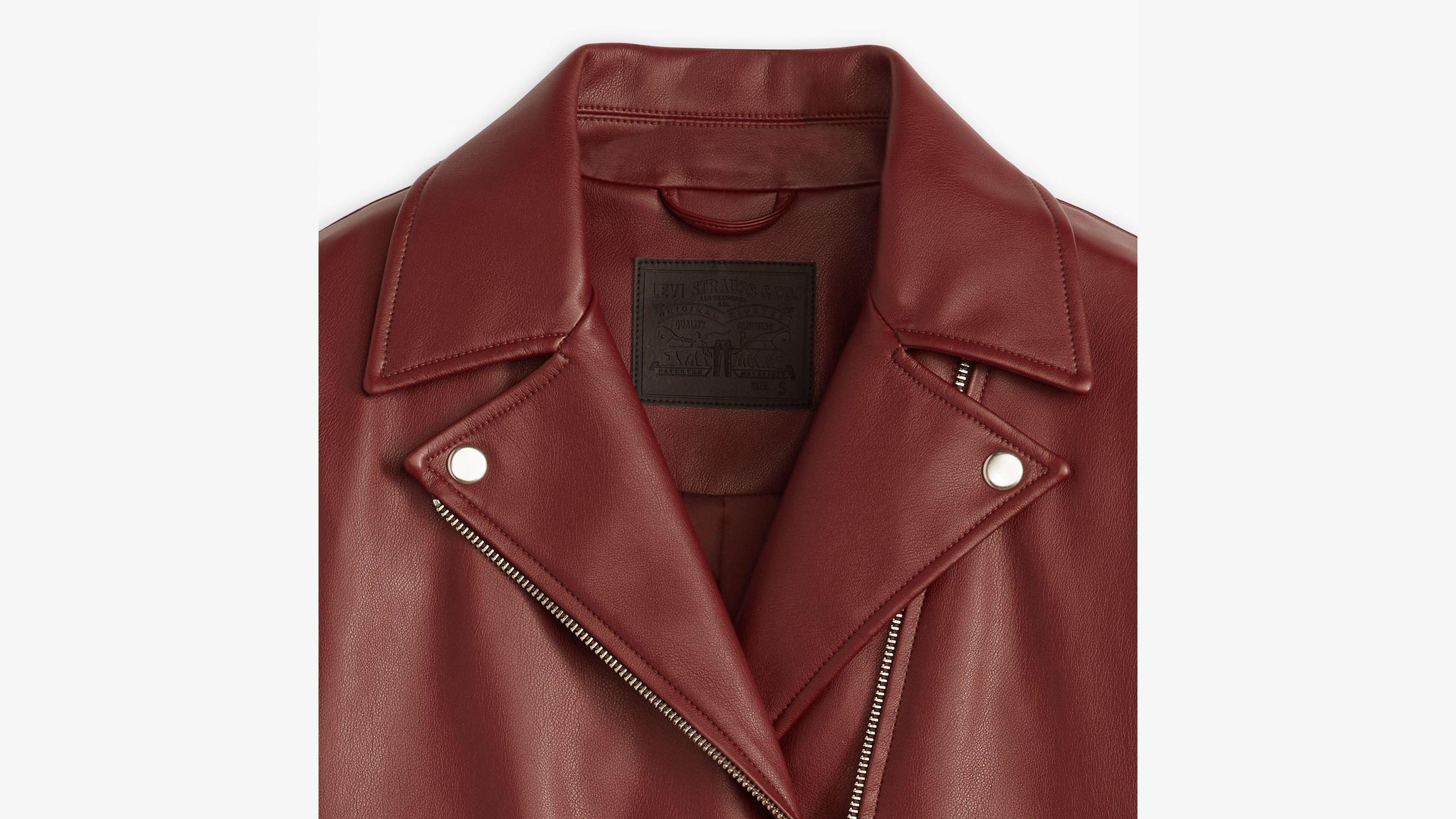 Lelou Shrunken Moto Jacket Product Image