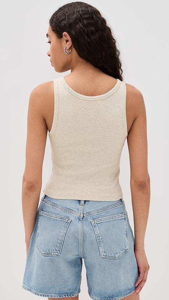 perfectwhitetee Blondie Structured Rib Bra Friendly Tank | Shopbop Product Image