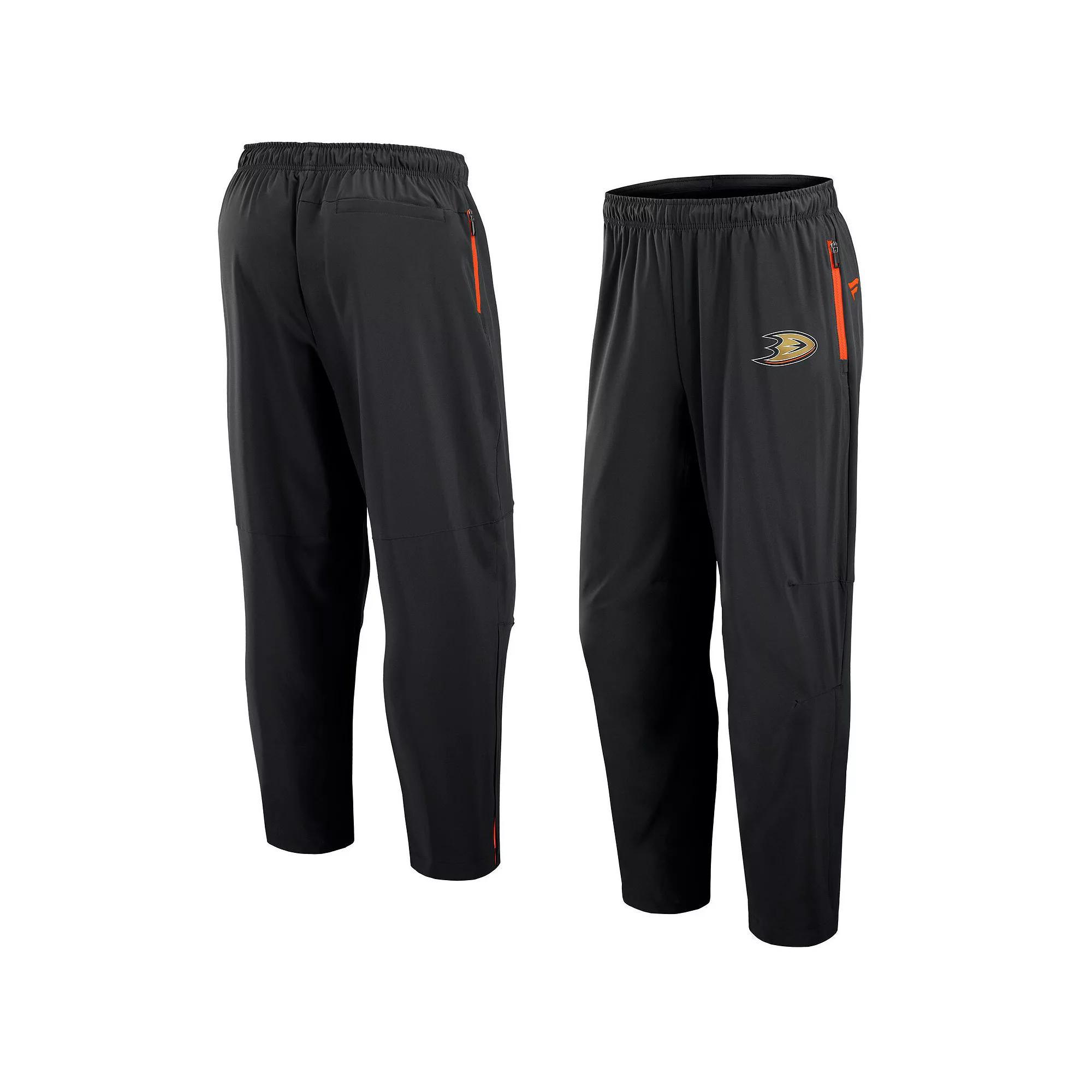 Men's Fanatics Black Anaheim Ducks Authentic Pro Rink Pants, Size: 2XL, Dks Black Product Image