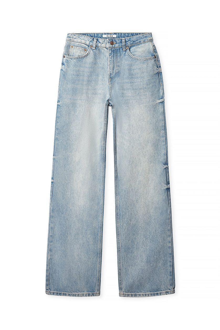 Straight Mid Waist Jeans Product Image