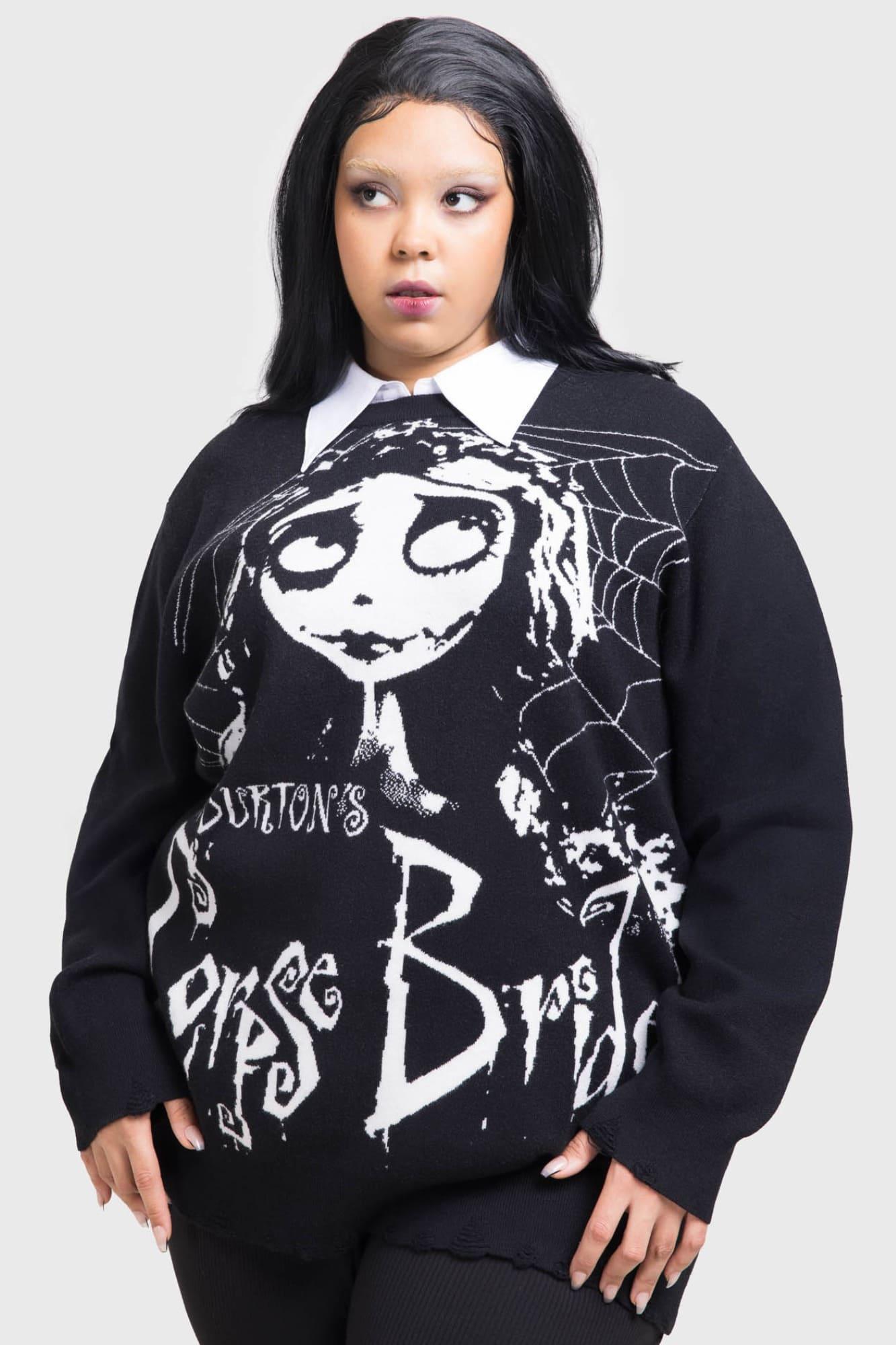 Corpse Bride Distressed Sweater Female Product Image