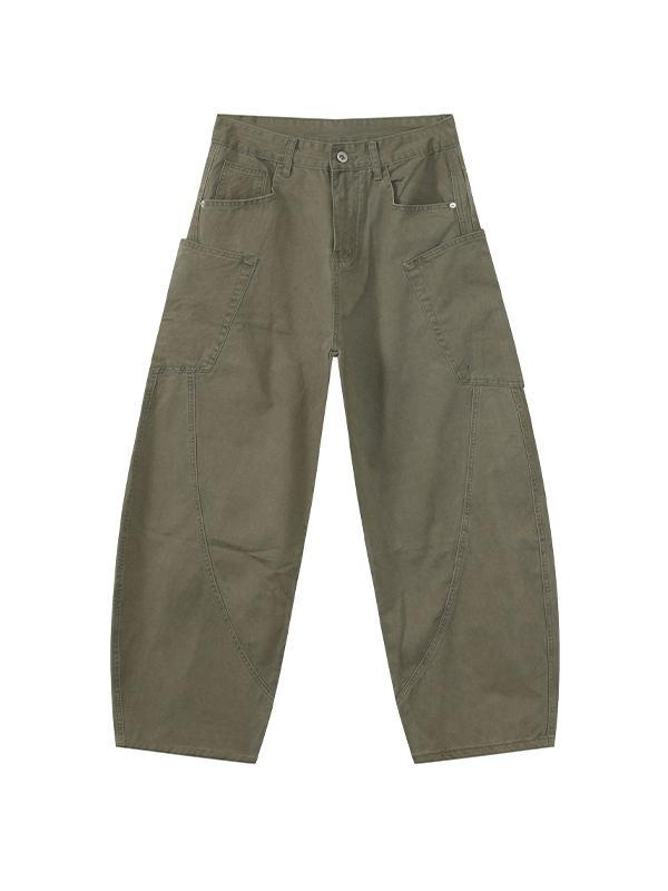 Men's Pocket Street Loose Jeans Product Image