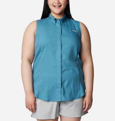 Columbia Women s PFG Tamiami Sleeveless Shirt - Plus Size- Product Image