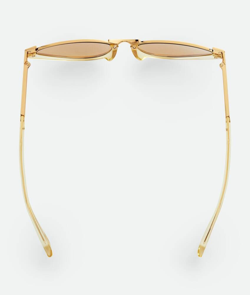 Classic Cat Eye Sunglasses in Yellow/brown Product Image