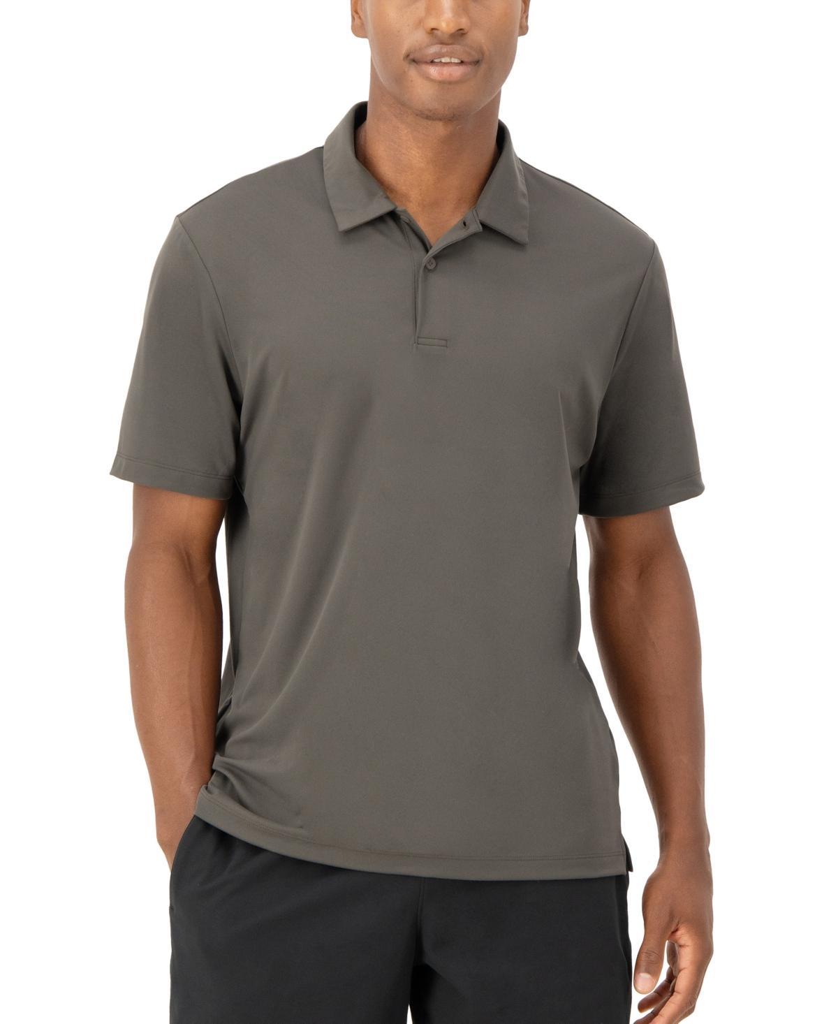 Men's Hanes Moves™ Short Sleeve Performance Polo, Size: XXL, Gray Encore Product Image
