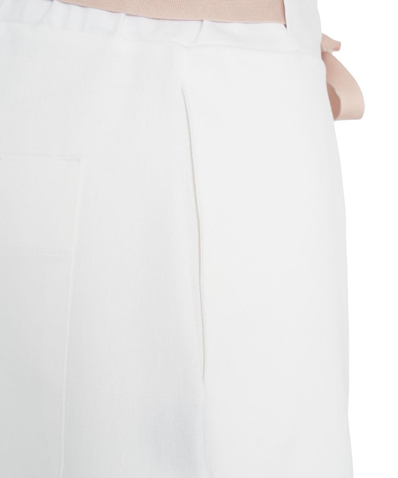 Flared pants with drawstring Product Image