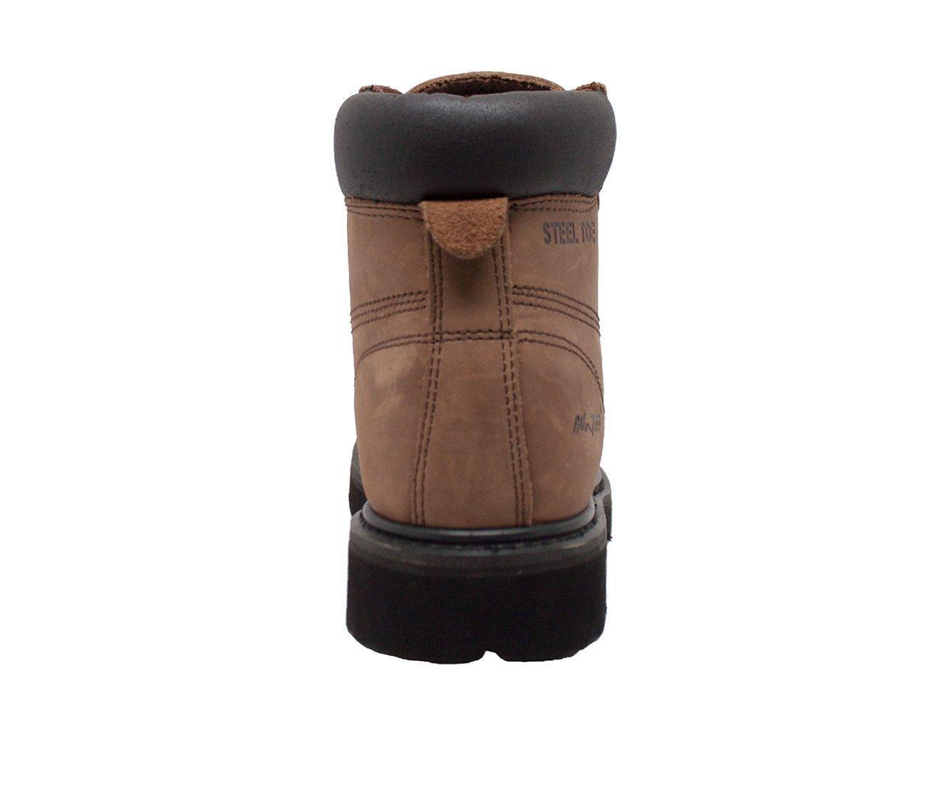 Men's AdTec 6" Full Grain Leather Steel Toe Work Boots Product Image