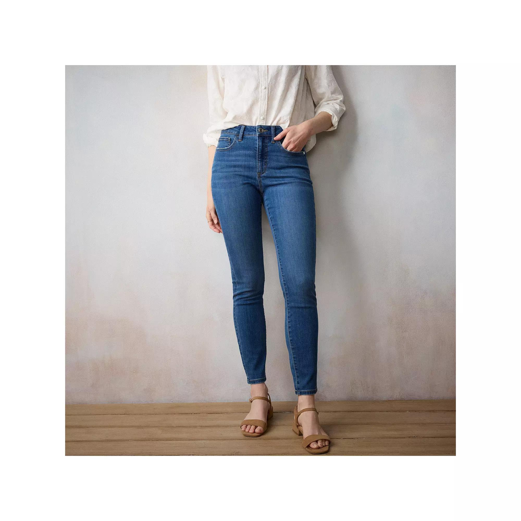 Womens LC Lauren Conrad High Rise 5-Pocket Skinny Jeans Product Image